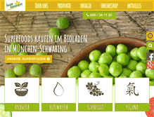 Tablet Screenshot of kornkammer-bio.de